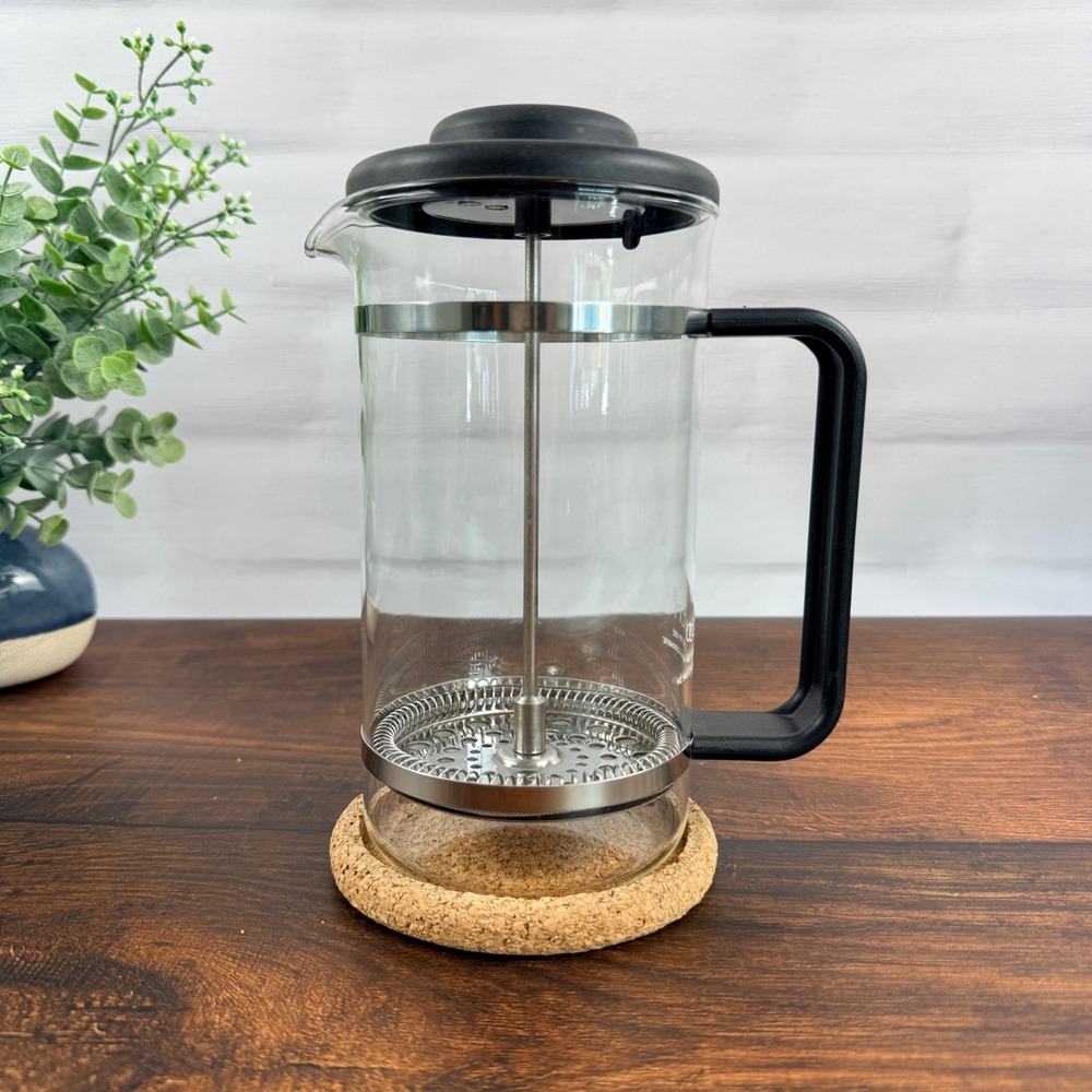 Bodum Chambord 8 Cup French Press Coffee Maker Glass Stainless Steel Black